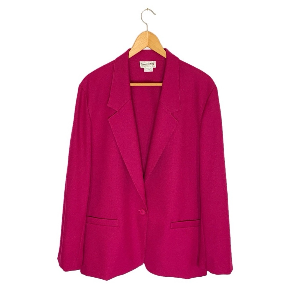 Vintage 90s Fuchsia Blazer